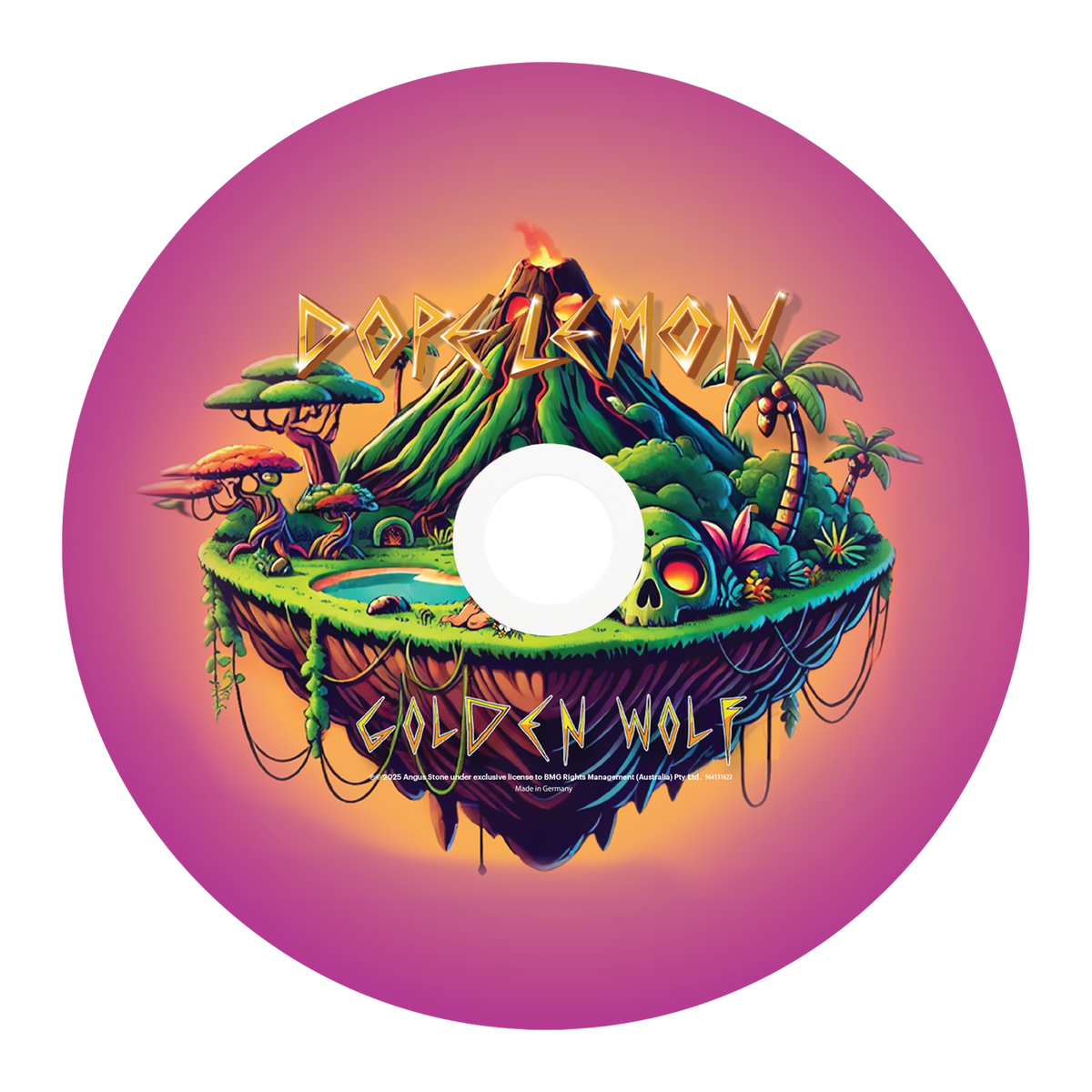 Golden Wolf - CD (with signed art card) – Dope Lemon