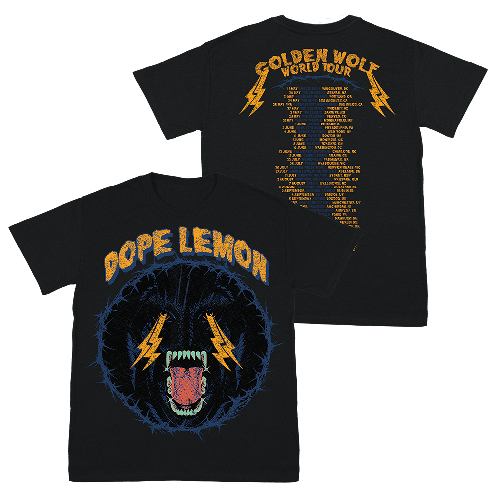 EU/UK 2025 Black Tour T-shirt