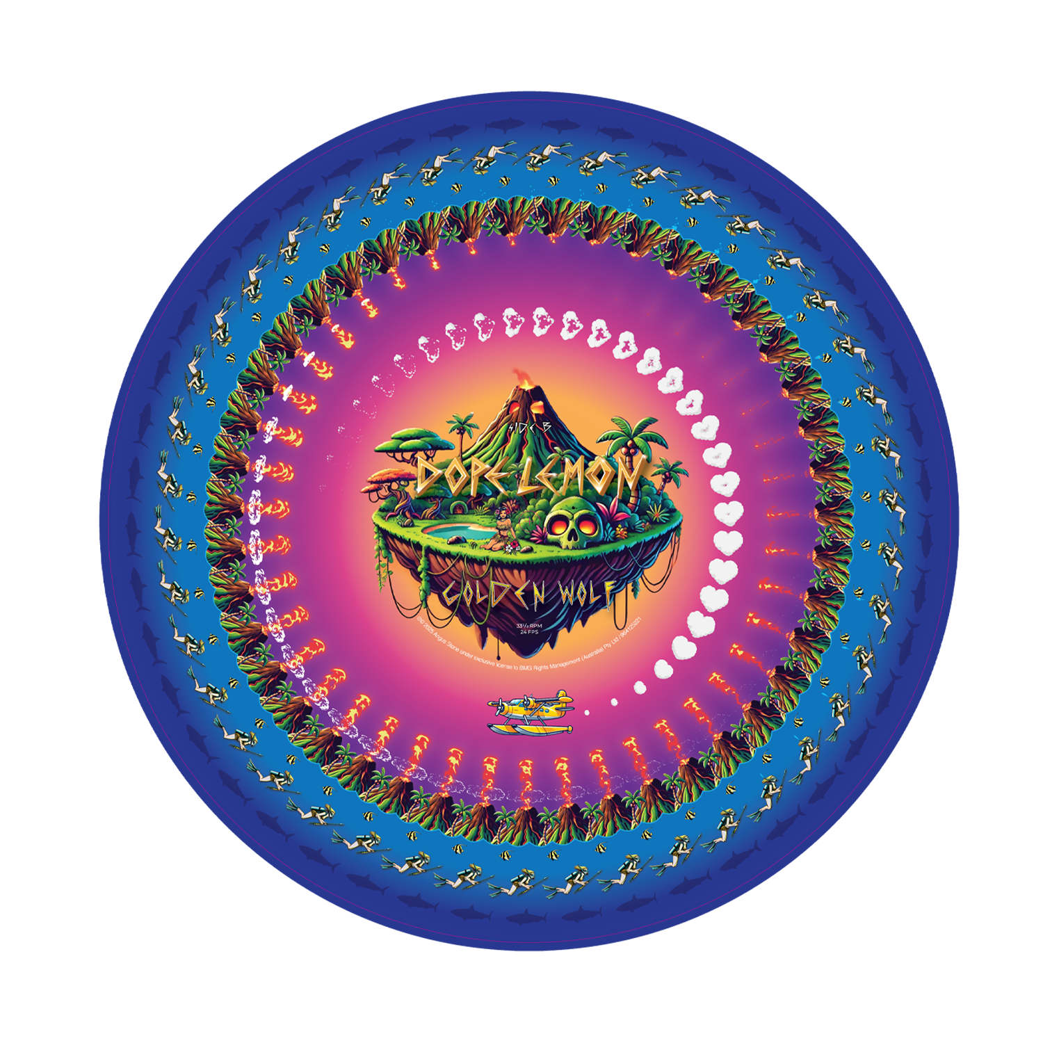 Golden Wolf - Picture Disc 12" Vinyl LP