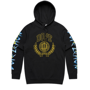 University gold and black discount hoodie